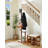 Brown, Solid Wood Base, Freestanding Foyer Coat Rack, 66.6 Inches High, With 8 Hooks. Suitable For Entryway, Bedroom, And Living Room Use.