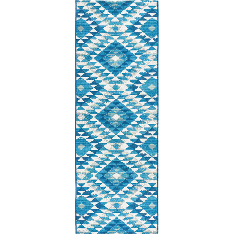 Outdoor Concord Area Rug Sky Color, Runner 2' x 6'