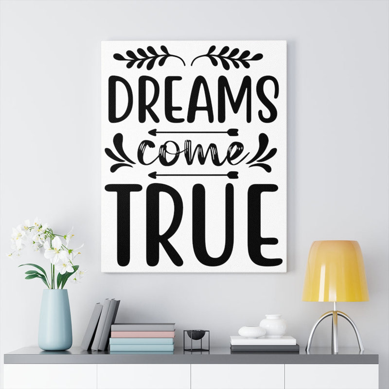 Dreams Come True - Wrapped Canvas Print