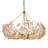 12-Light Dimmable Flower Crystal Chandelier