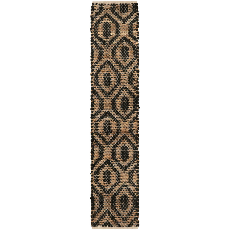 Kejsi Cotton Abstract Indoor Rug, Runner 1'2" x 4'1"
