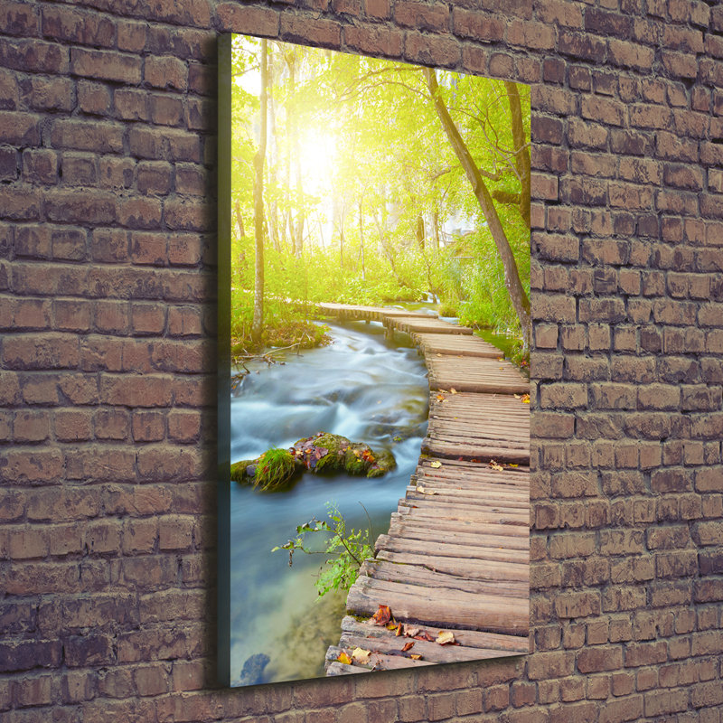 Path In The Forest - Wrapped Canvas Print