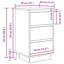Davayah 38cm W Manufactured Wood Bedside Table-1564774116