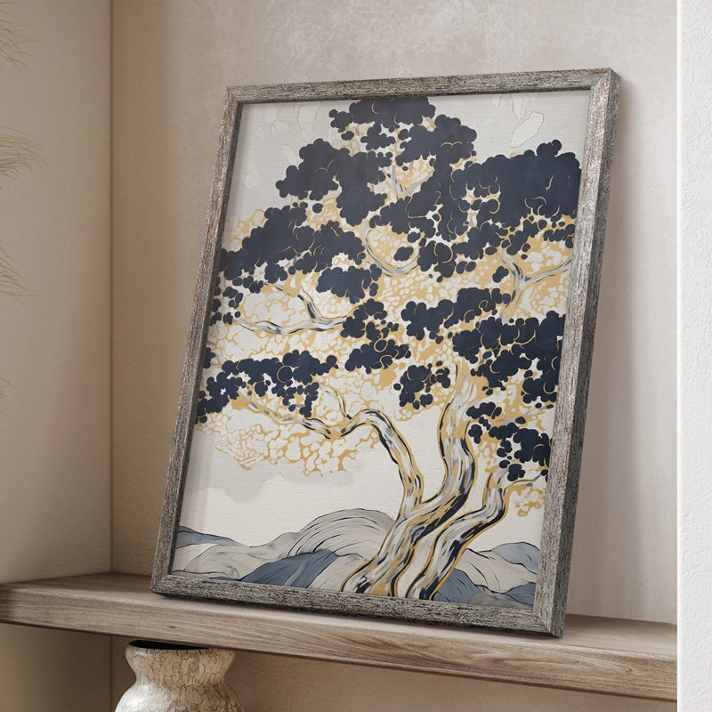 «LANDSCAPES Series CCIX», reproduction encadrée - bois massif, H 15 po x l 12 po