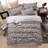 Sateen Geometric Shapes Duvet Cover