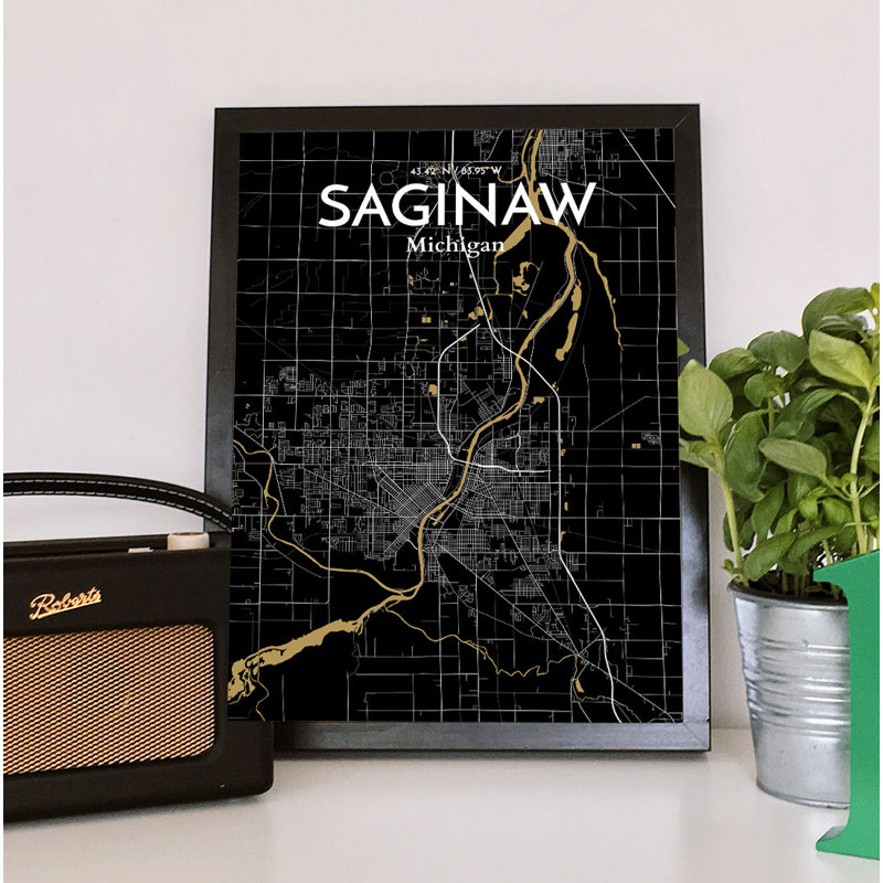 Saginaw 1 Piece Wall Art, 91.4cm H x 61cm W x 0.13cm D