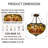 16" 3 - Light Dragonfly Tiffany-Style Stained Glass Chandelier Dimmable