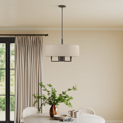 Lustre tambour 6 lumières Bazilijus
