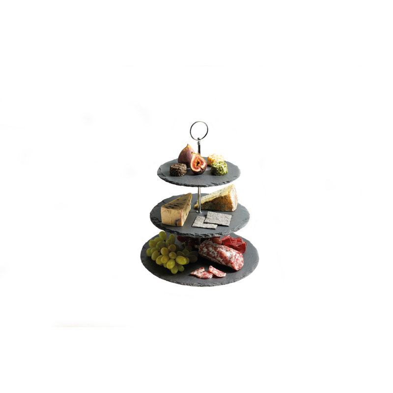 Stoneware Tiered Stand