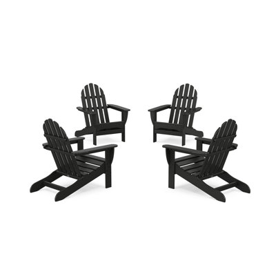4-Piece Classic Adirondack Conversation Set