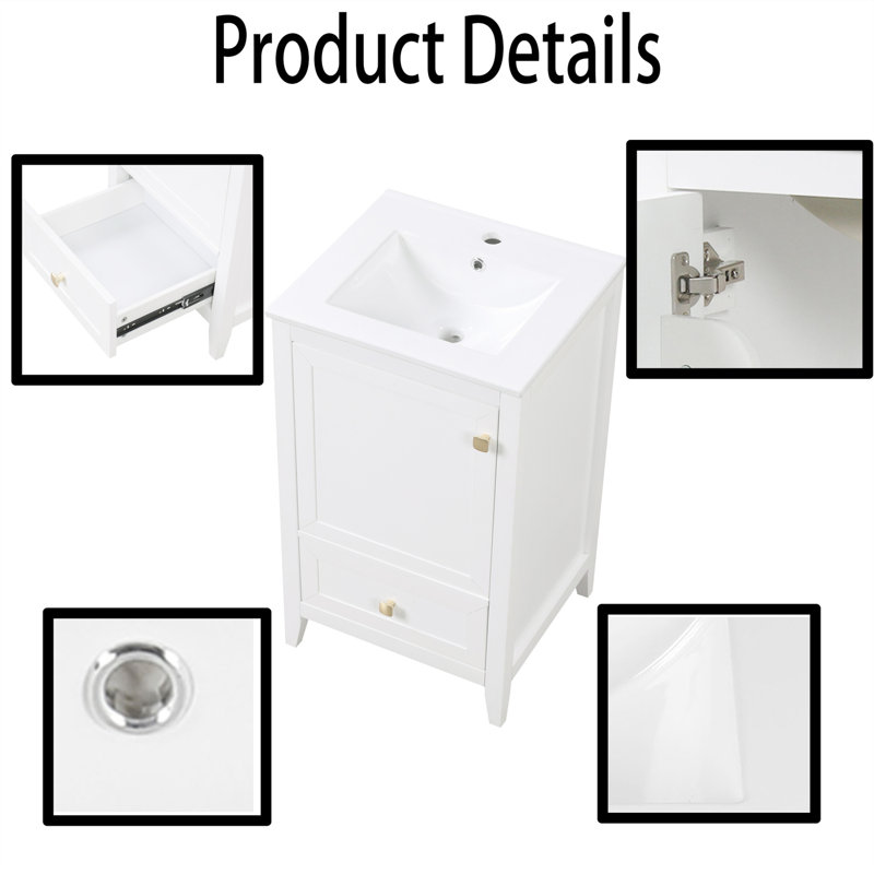 Meuble-lavabo de 20 po avec lavabo