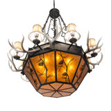 Rustic Lodge 16 - Light Chandelier