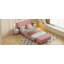 Ensemble de chambre à coucher 4 pièces avec grand lit tapissier avec repose-pieds et tables de chevet modernes en velours côtelé-1875344070