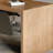 Solid Wood L-shaped Desk with Baffle-201768074