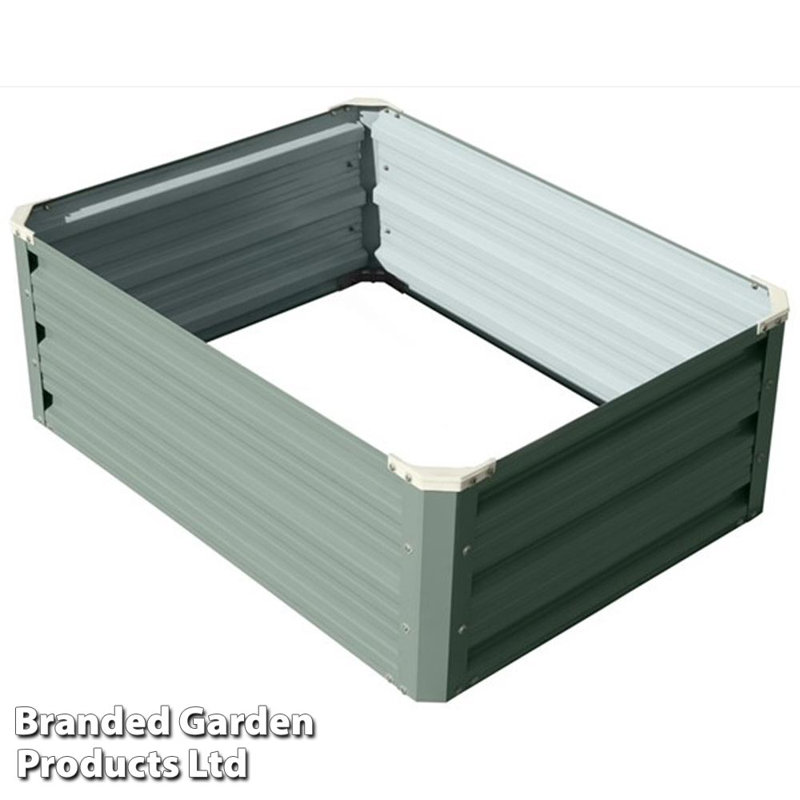 Braud Metal Raised Flower Bed (x2), 84Cm H x 34Cm W x 5Cm D