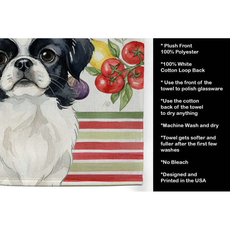 Torchon noir et blanc, Black/White Japanese Chin