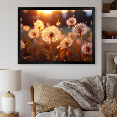 " Dandelion Whispering Wishes "