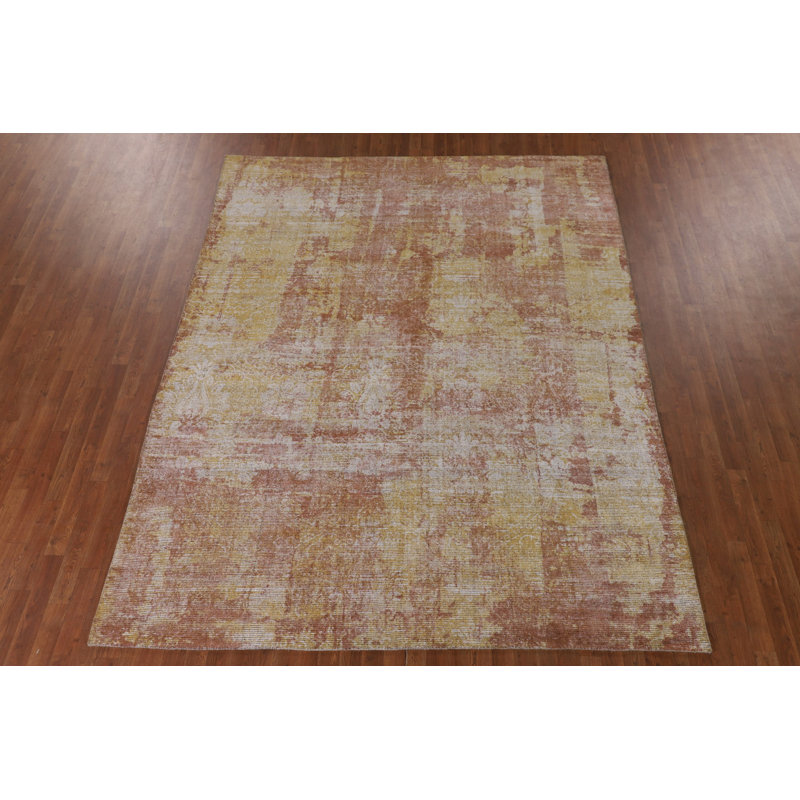 One-of-a-Kind 7'10" X 10' Cotton Area Rug in