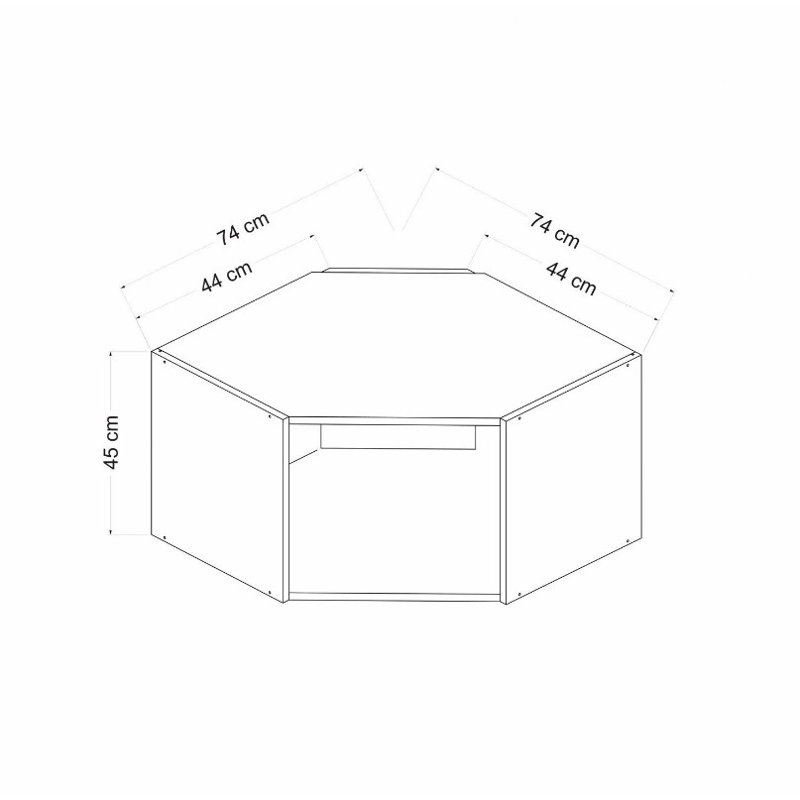 Minerva Rectangle Accent Cabinet