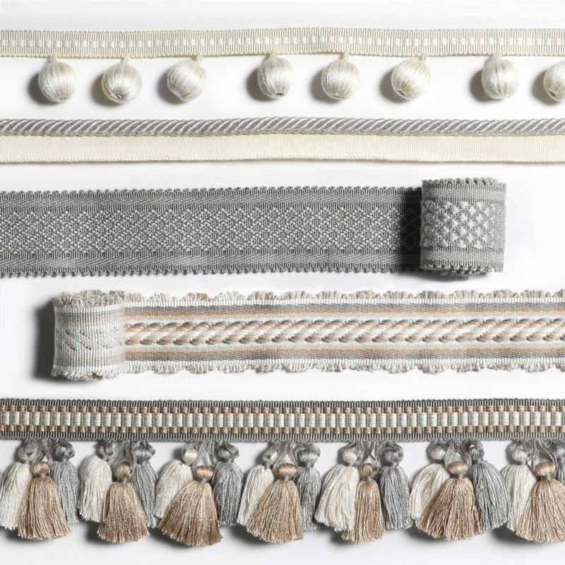 Passementerie Volume I Andre Performance Trim, Gray