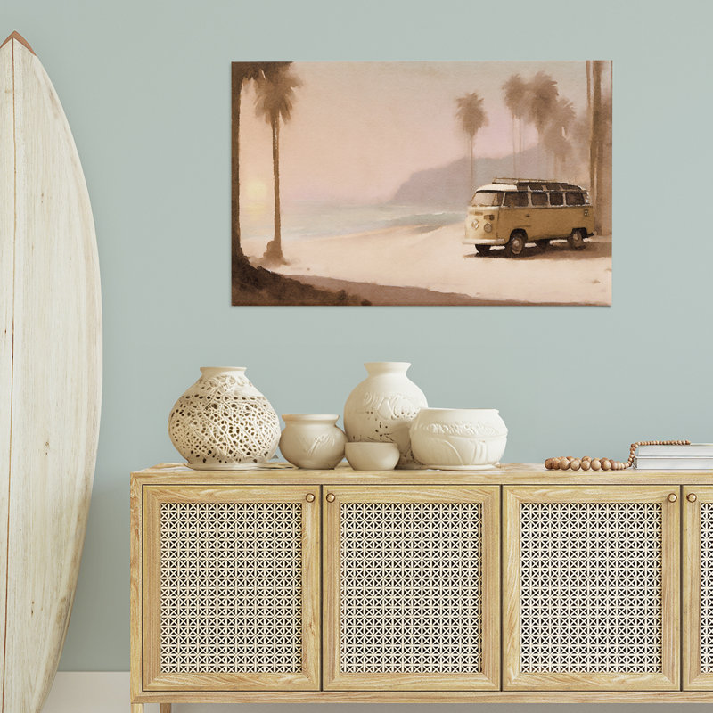  Art mural sur toile Tranquil Beach Day par Noah Bay, H 30 po x l 45 po