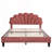 Upholstered Platform Bed with Headboard