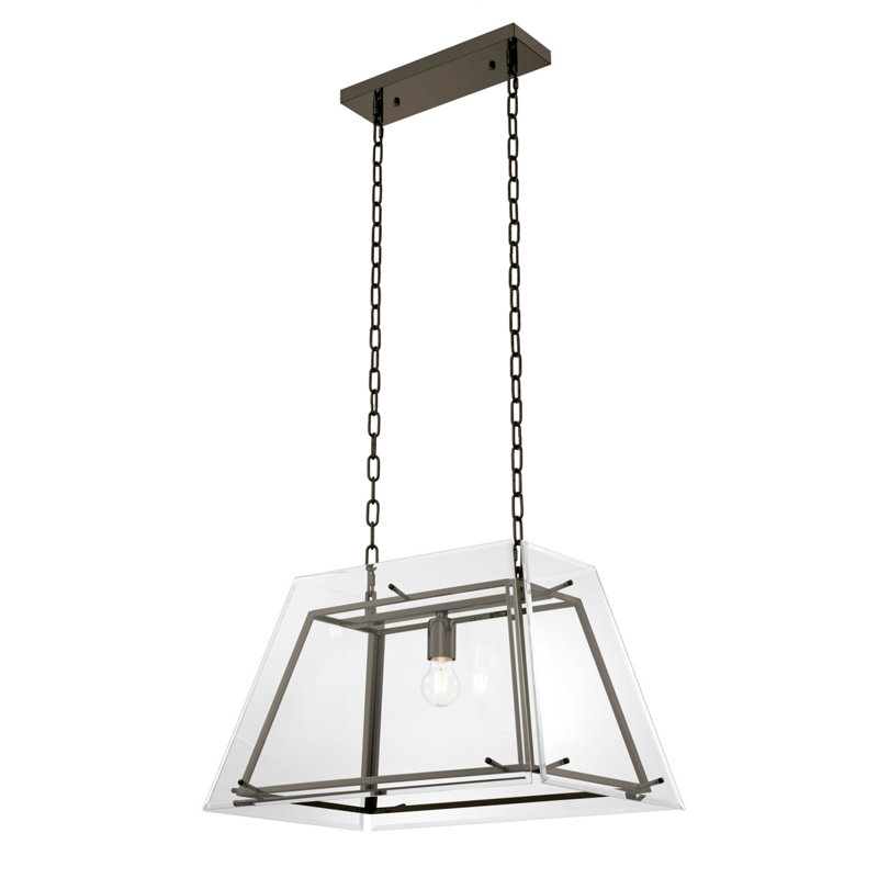 Azure 1 - Light Bronze Lantern Pendant