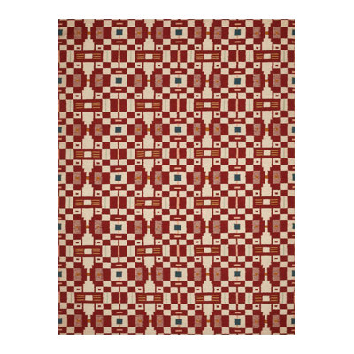 Paris Collection Powder Themed Geometric Motif Pattern Modern Decorative Machine Washable Rug