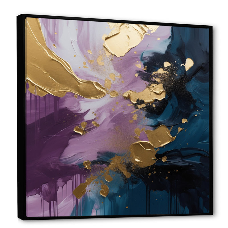 Impression sur toile, H 16 po x l 16 po x P 1 po, Cadre flottant noir