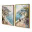 «Coastal Charm Paradise», ensemble de 2 pièces encadrées sur papier par Azure Artisanal Studio-293986366-293986352