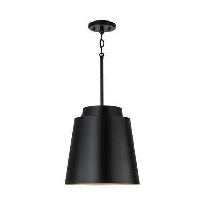 Luminaire suspendu conique à 1 lumière Pratt