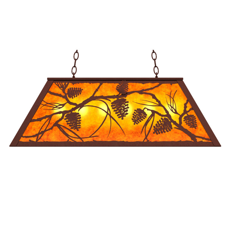 Jacklyn 6 - Light Pendant, Rust, Amber