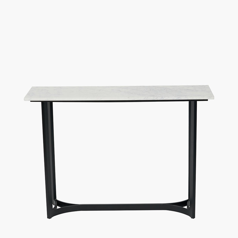 Vitiello 112cm Marble Top Console Table