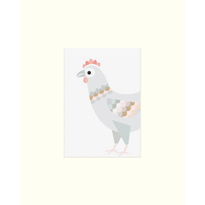 Chicken by Little Design Haus - No Frame Painting
