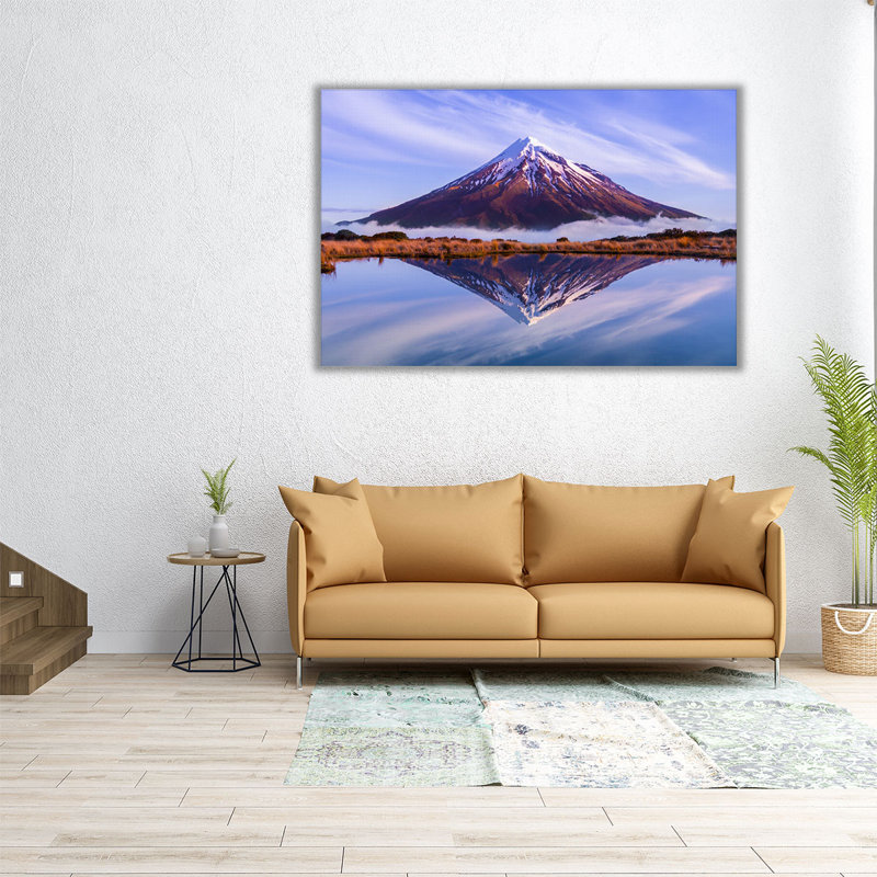 Mont Taranaki en Nouvelle-Zélande, H 32 po x l 48 po