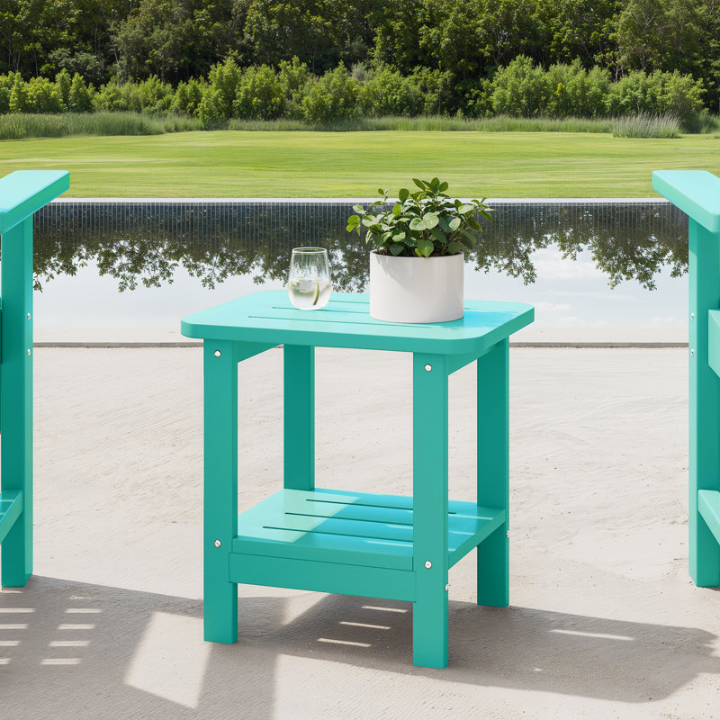 Table d'appoint Brighton, Sarcelle