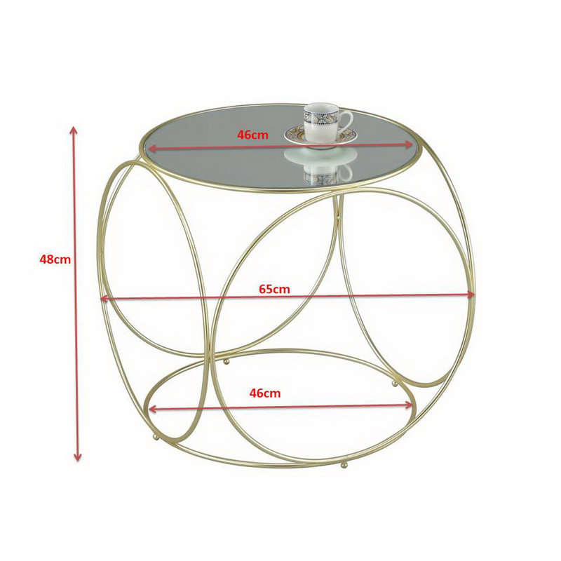 Aidan Drum End Table