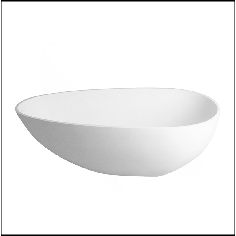 Baignoire autoportante de luxe avec conception ergonomique et isolation thermique pour une détente ultime