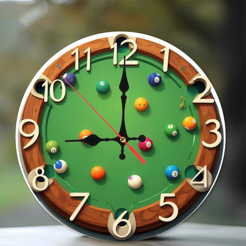 Ensemble de table de billard coloré