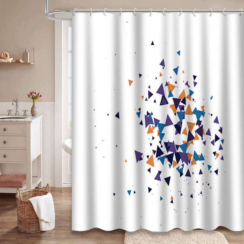 Rideau de douche Cool Glass, L 72 po x l 84 po
