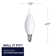 60 Watt Equivalent CA10 E12/Candelabra Dimmable LED Bulb