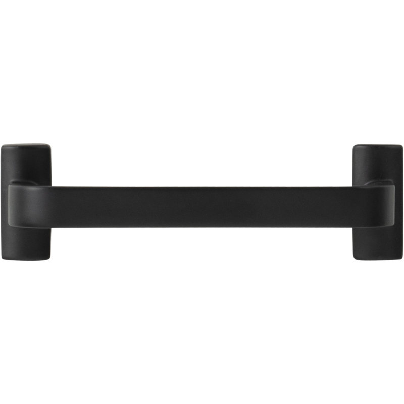 Harrison Bar Pull, Flat Black, 3 3/4" Center to Center
