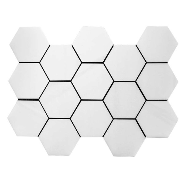 Evoque 3" x 3" Matte Porcelain Dolomite Mosaic Floor and Wall Tile