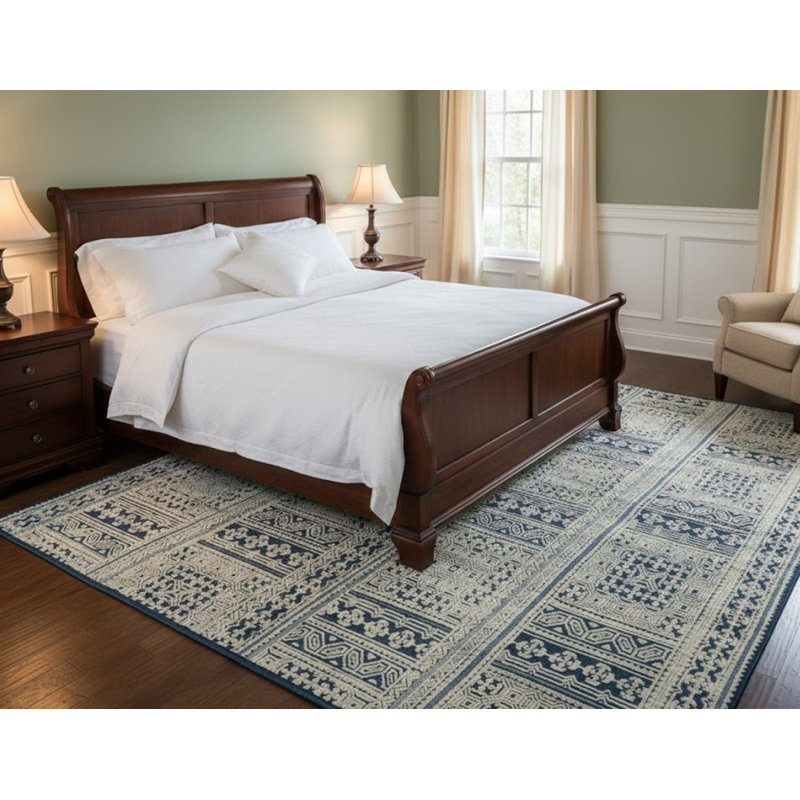 Cream Modern 8X10 Oriental Area Rug