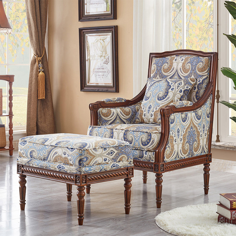 Chaise simple en bois massif American