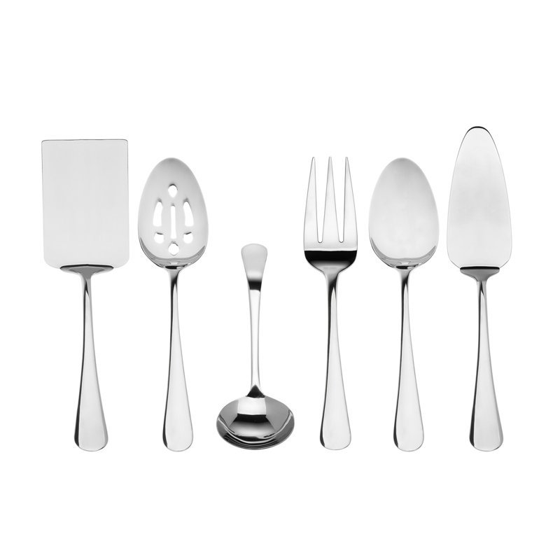 Riley 18/0 Stainless Steel 6 Piece Serving Set