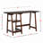 47" Brown Computer Desk