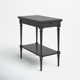 Eros Black End Table & Reviews | Birch Lane