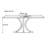 Rectangular household solid wood dining table-2078685929