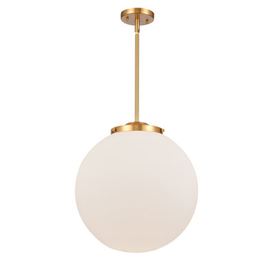 Luminaire suspendu sphère 1 lumière Frederick
